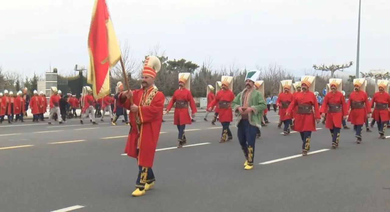 Cumhurbaşkanlığı Külliyesinde ramazan korteji